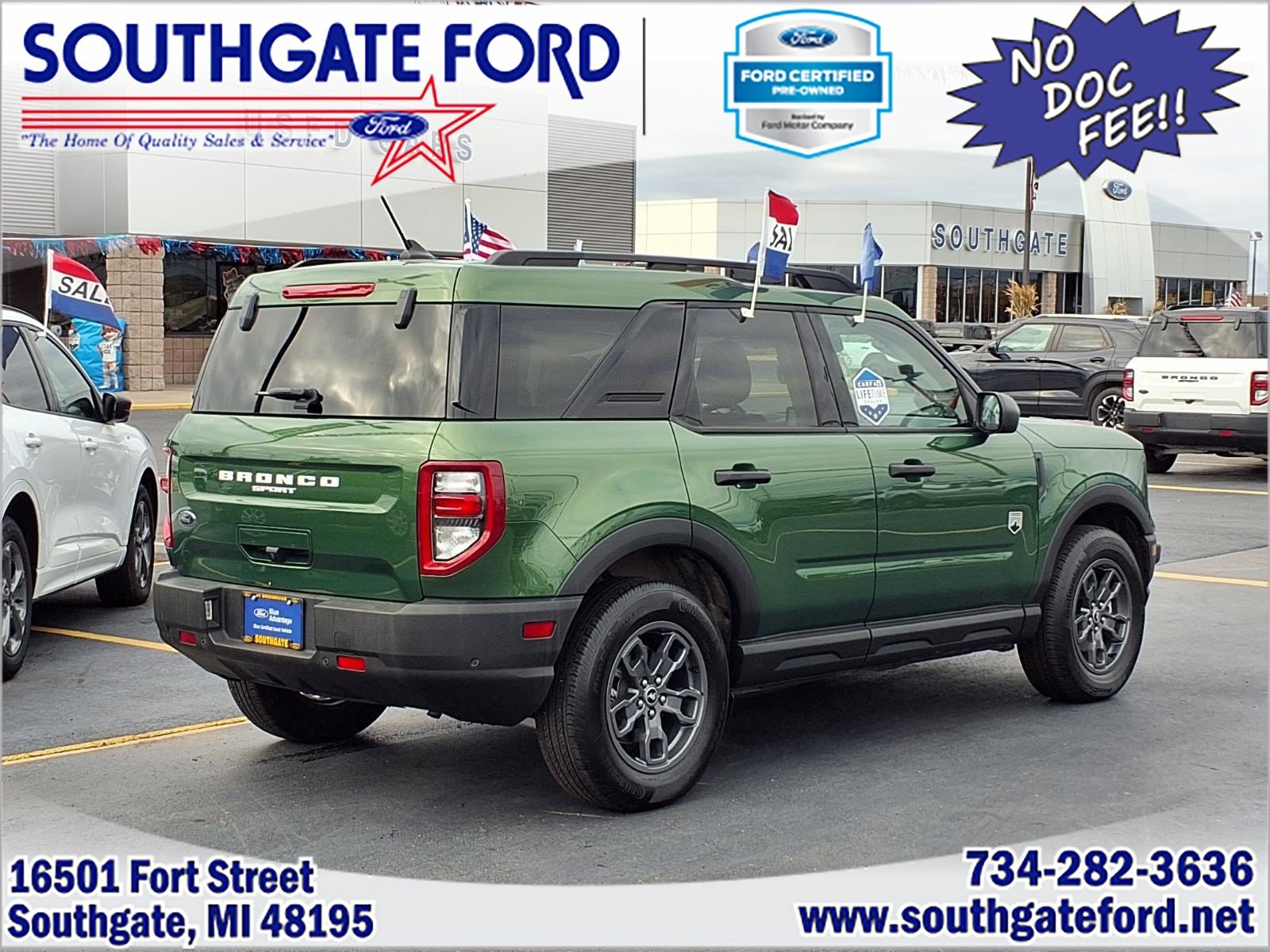 Certified 2024 Ford Bronco Sport Big Bend w/ Convenience Package AWD/4WD image 2