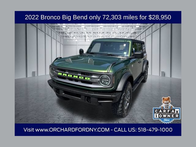 Certified 2022 Ford Bronco Big Bend