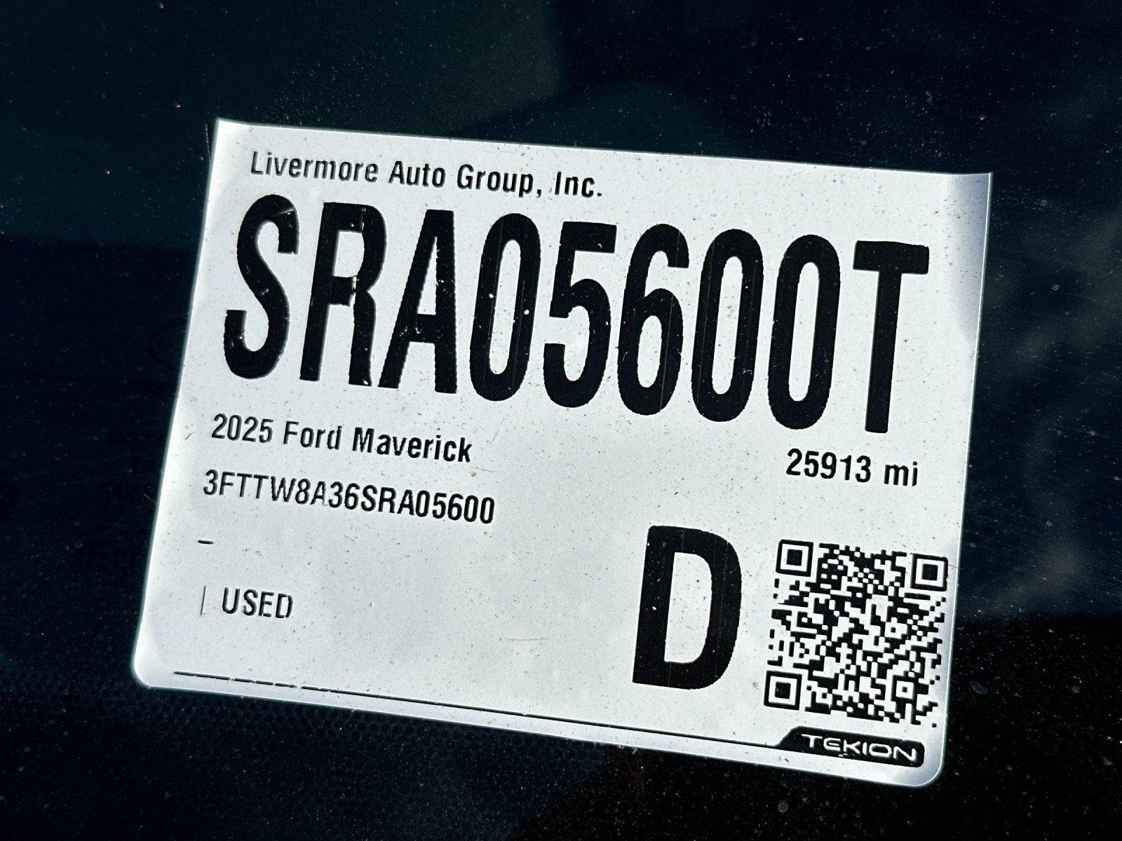 Certified 2025 Ford Maverick XL FWD image 2