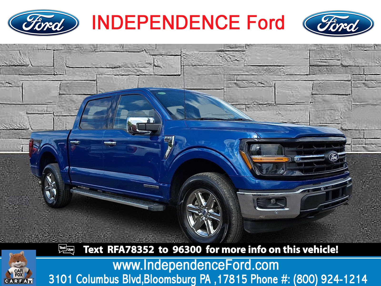 Certified 2024 Ford F150 XLT w/ Equipment Group 302A MID