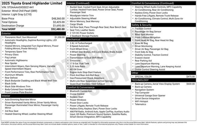 Used 2025 Toyota Grand Highlander FWD image 5
