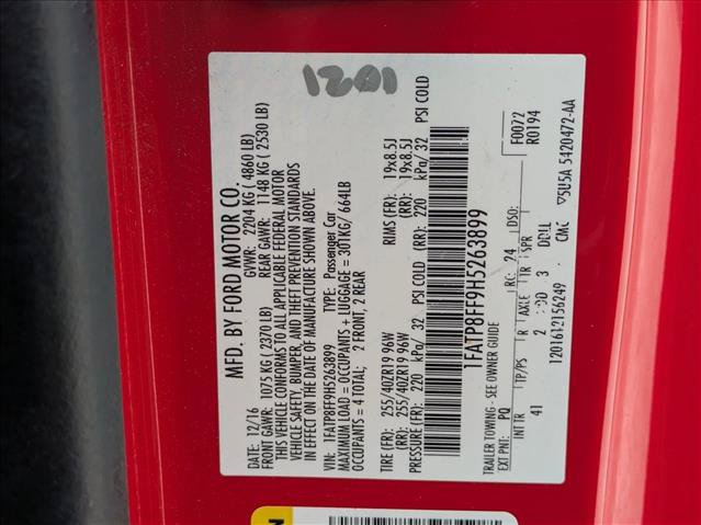 Certified 2017 Ford Mustang GT Premium RWD image 15