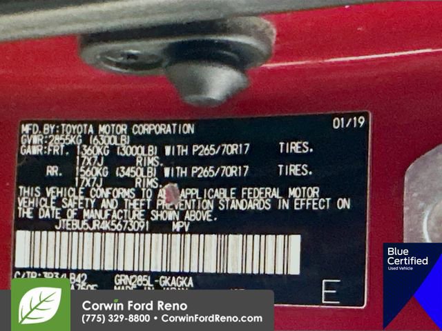 Used 2019 Toyota 4Runner SR5 Premium image 33