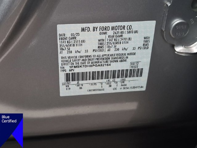 Certified 2023 Ford Explorer XLT RWD image 37