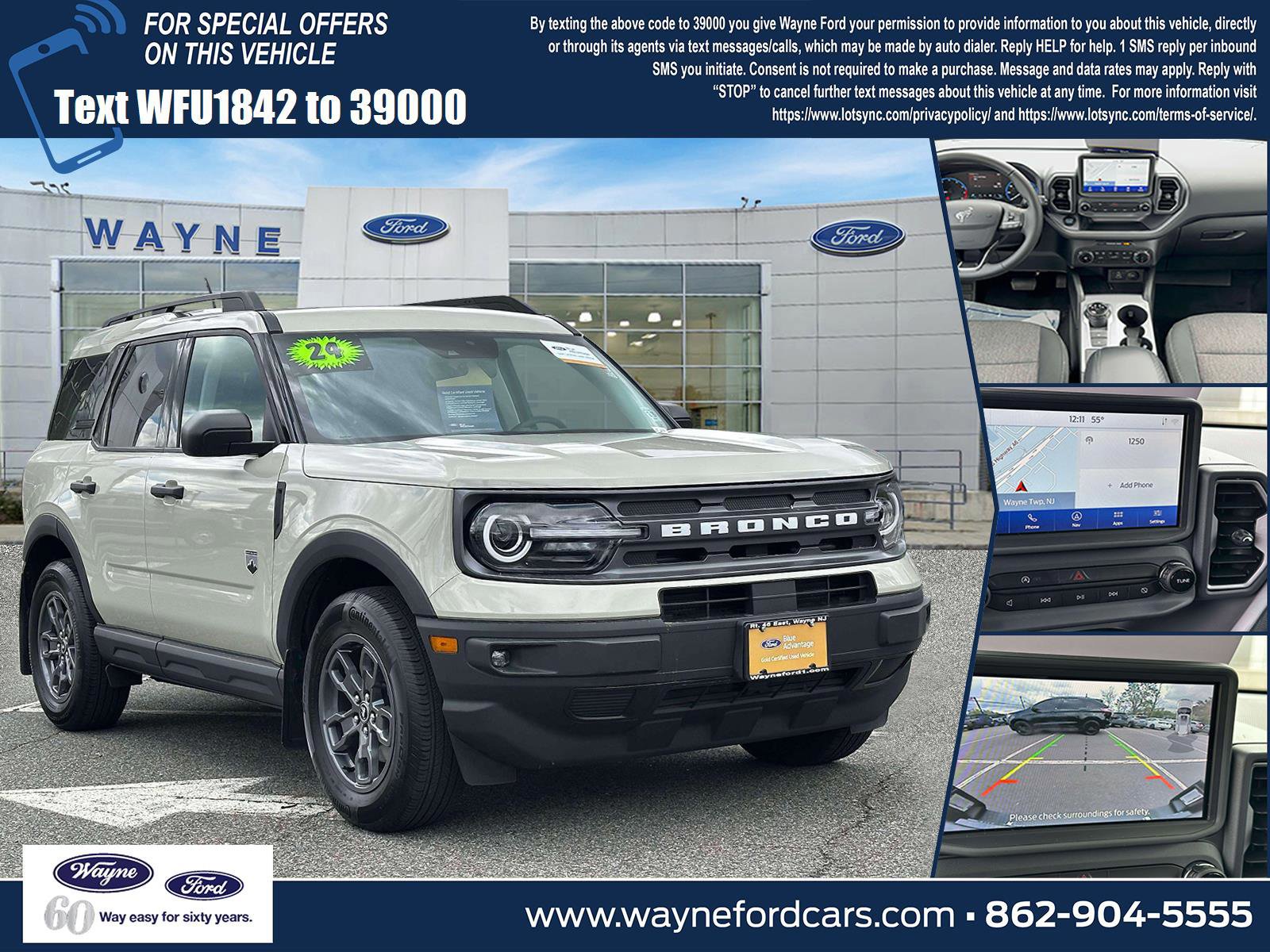 Certified 2024 Ford Bronco Sport Big Bend w/ Convenience Package AWD/4WD image 5