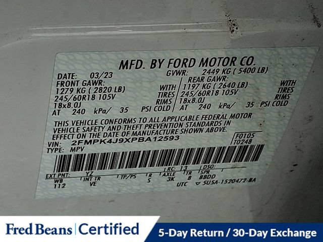 Certified 2023 Ford Edge SEL AWD/4WD image 28