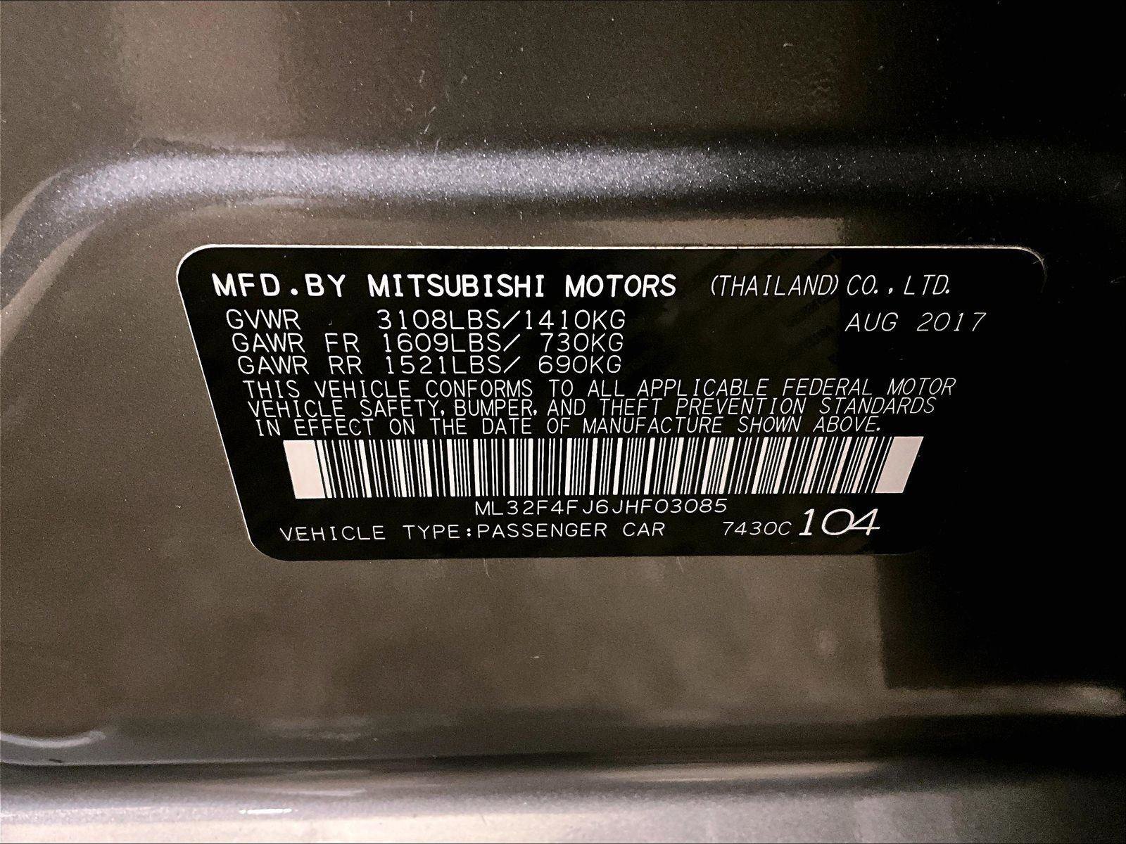 Used 2018 Mitsubishi Mirage G4 SE FWD image 32