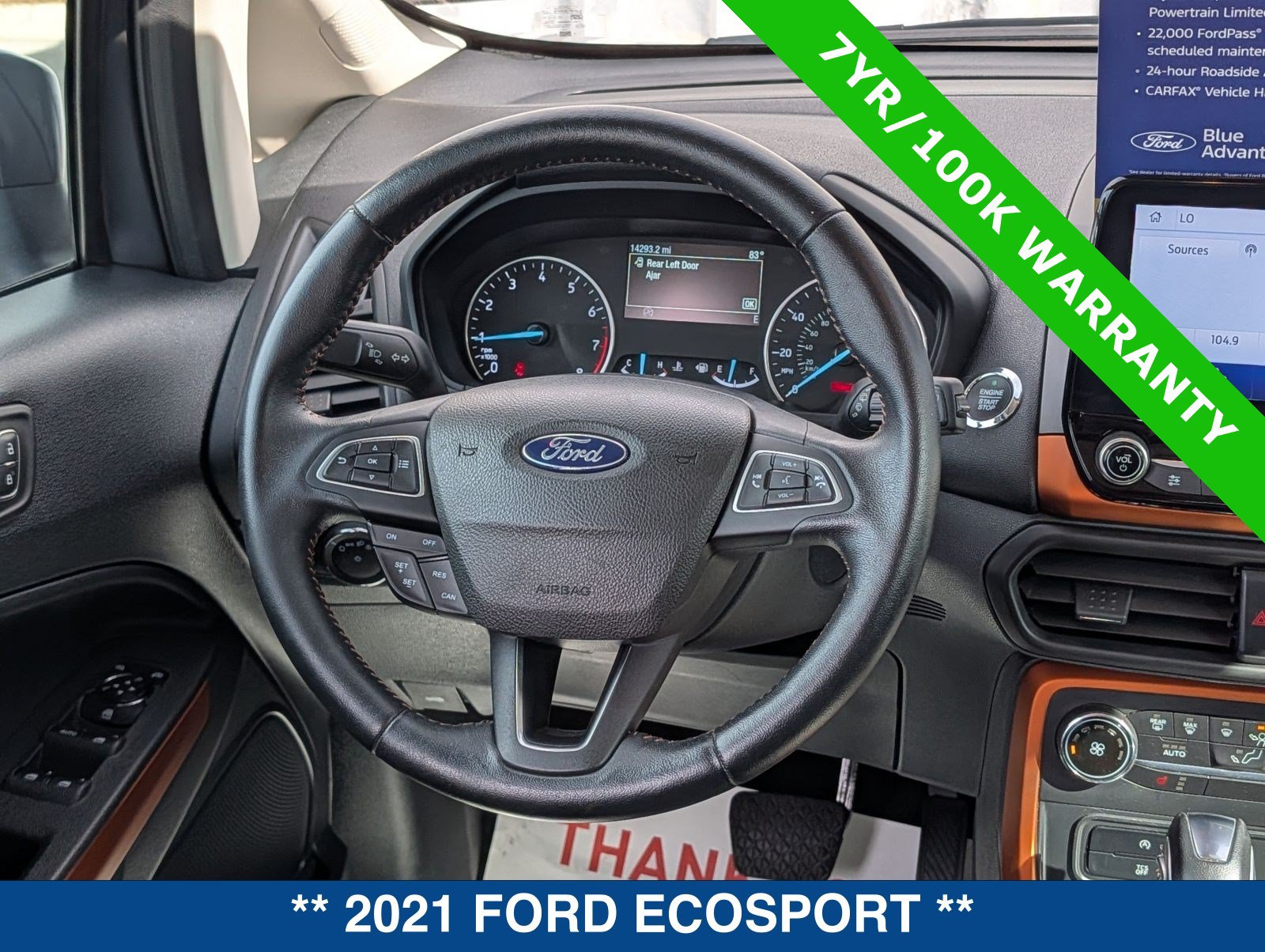 Certified 2021 Ford EcoSport SE w/ SE Convenience Package FWD image 17