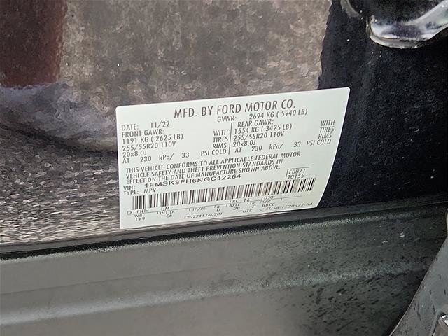 Certified 2022 Ford Explorer Limited w/ Limited Technology Package AWD/4WD image 28