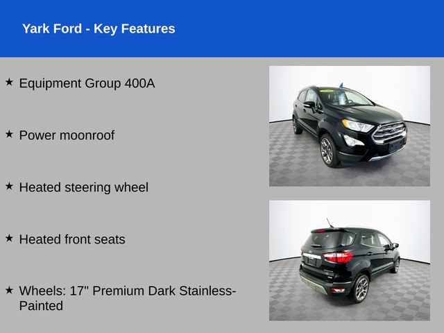 Certified 2020 Ford EcoSport Titanium FWD video 2