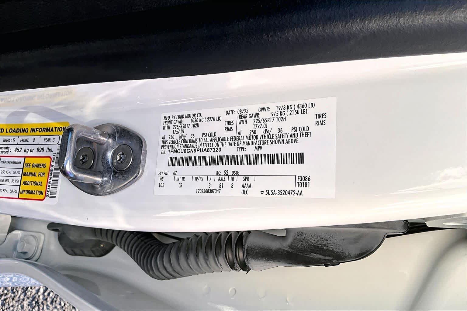 Certified 2023 Ford Escape Active FWD image 36