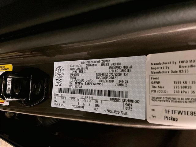 Certified 2023 Ford F150 Lariat w/ Equipment Group 502A High AWD/4WD image 34
