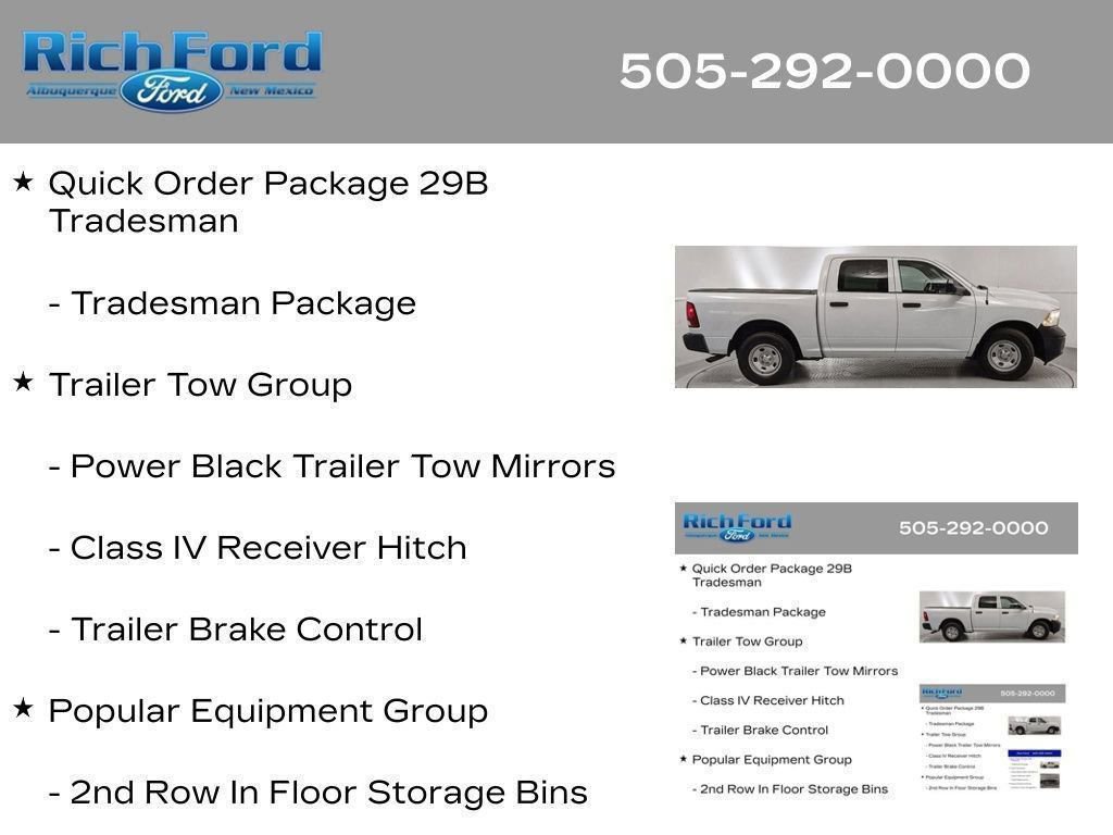 Used 2023 RAM 1500 Tradesman w/ Popular Equipment Group RWD image 23