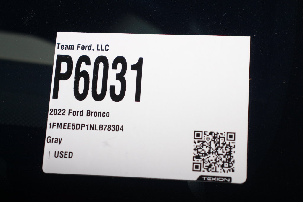 Certified 2022 Ford Bronco Wildtrak AWD/4WD image 30