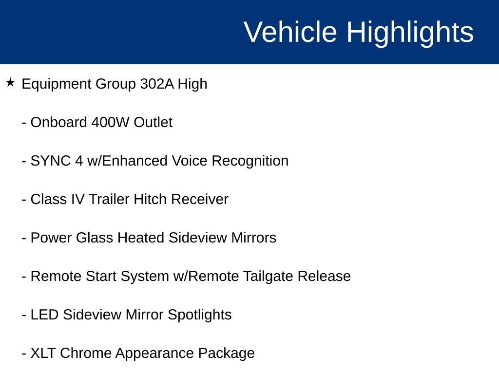 Certified 2023 Ford F150 XLT w/ Equipment Group 302A High AWD/4WD image 24