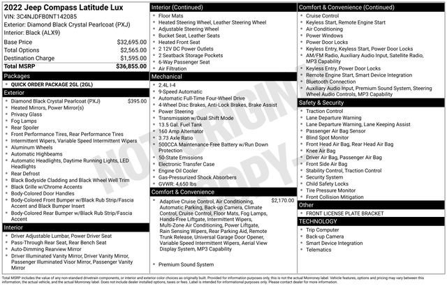 Used 2022 Jeep Compass Latitude image 9