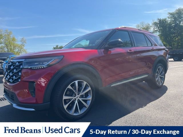 Certified 2025 Ford Explorer Platinum w/ Ultimate Package AWD/4WD image 3