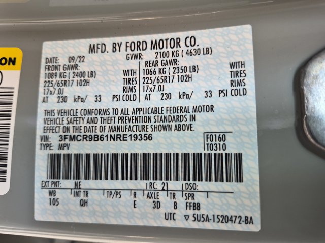 Certified 2022 Ford Bronco Sport Big Bend w/ Convenience Package AWD/4WD image 37