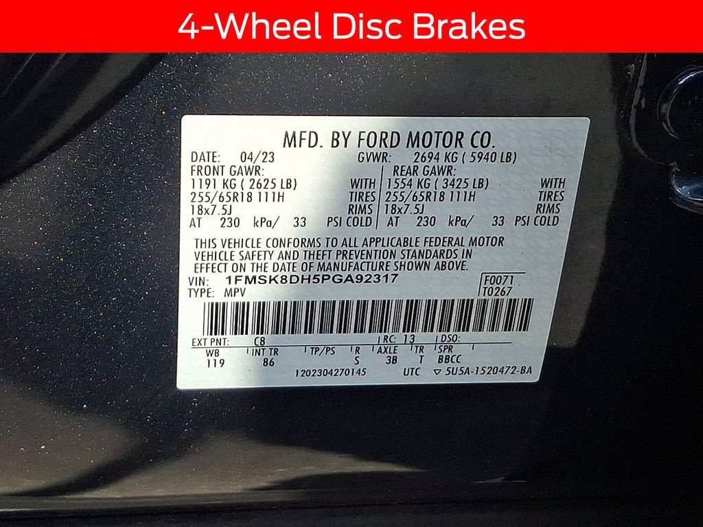 Certified 2023 Ford Explorer XLT AWD/4WD image 26