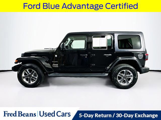 Used 2022 Jeep Wrangler Unlimited Sahara w/ LED Lighting Group video 2