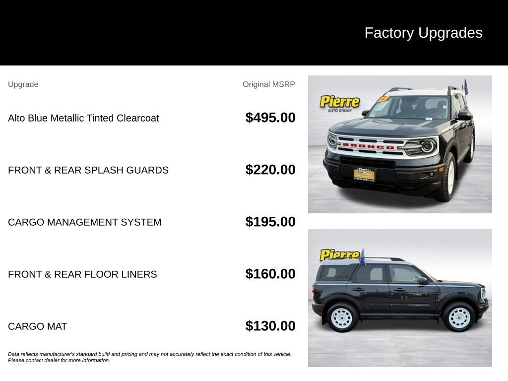 Certified 2023 Ford Bronco Sport Heritage AWD/4WD image 13