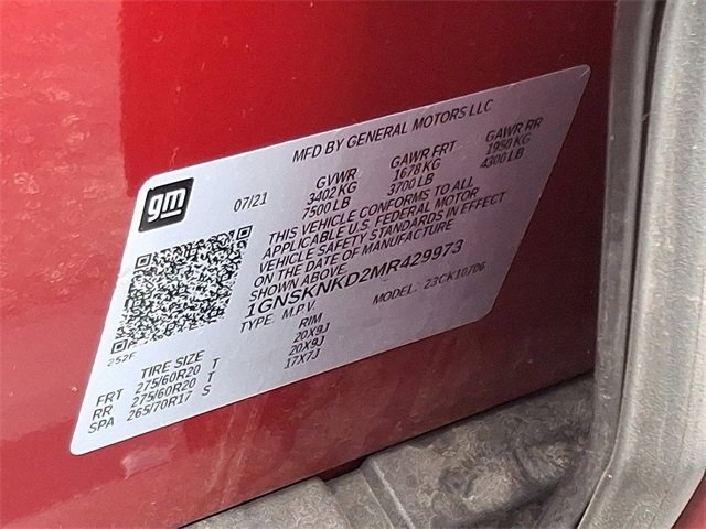 Used 2021 Chevrolet Tahoe LT image 26