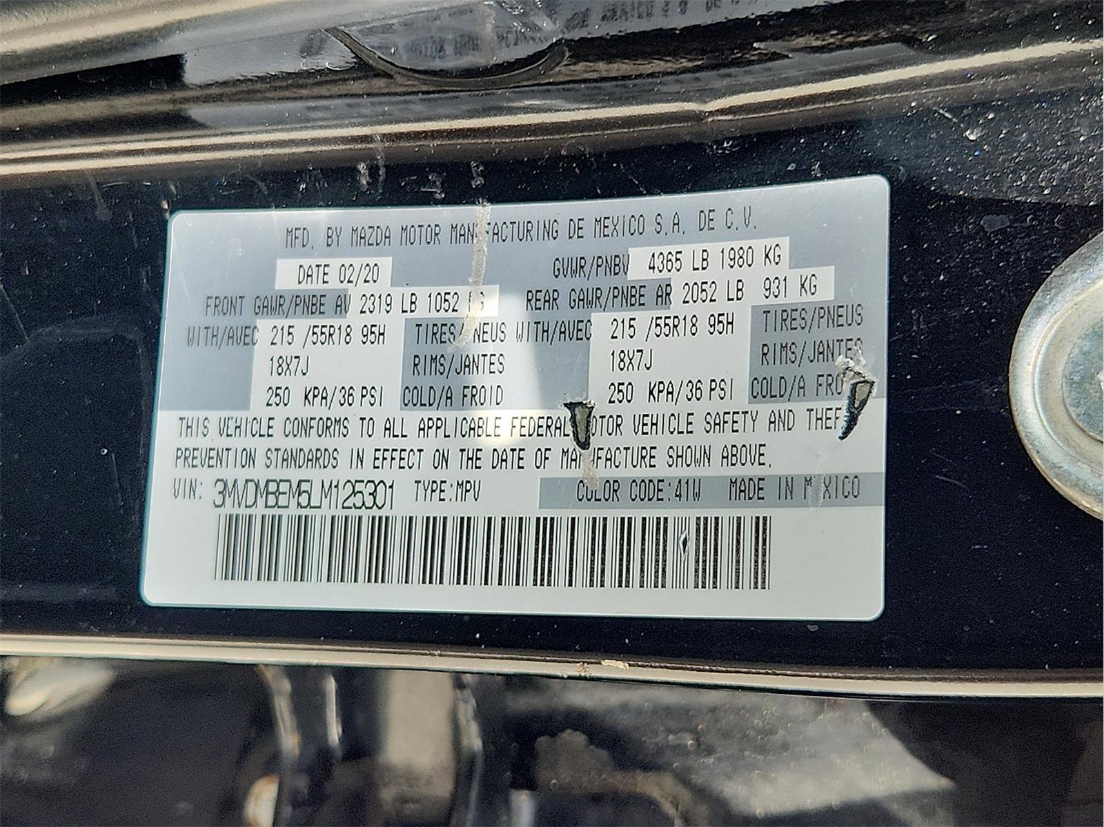 Used 2020 MAZDA CX-30 AWD w/ Premium Package image 24