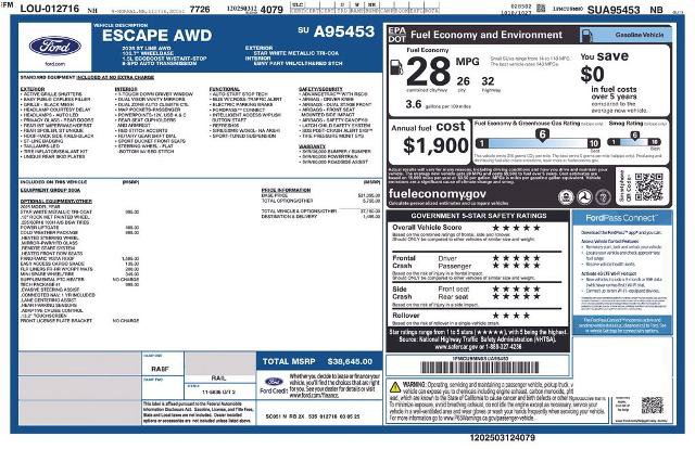 Certified 2025 Ford Escape ST-Line w/ Tech Pack #1 AWD/4WD image 9