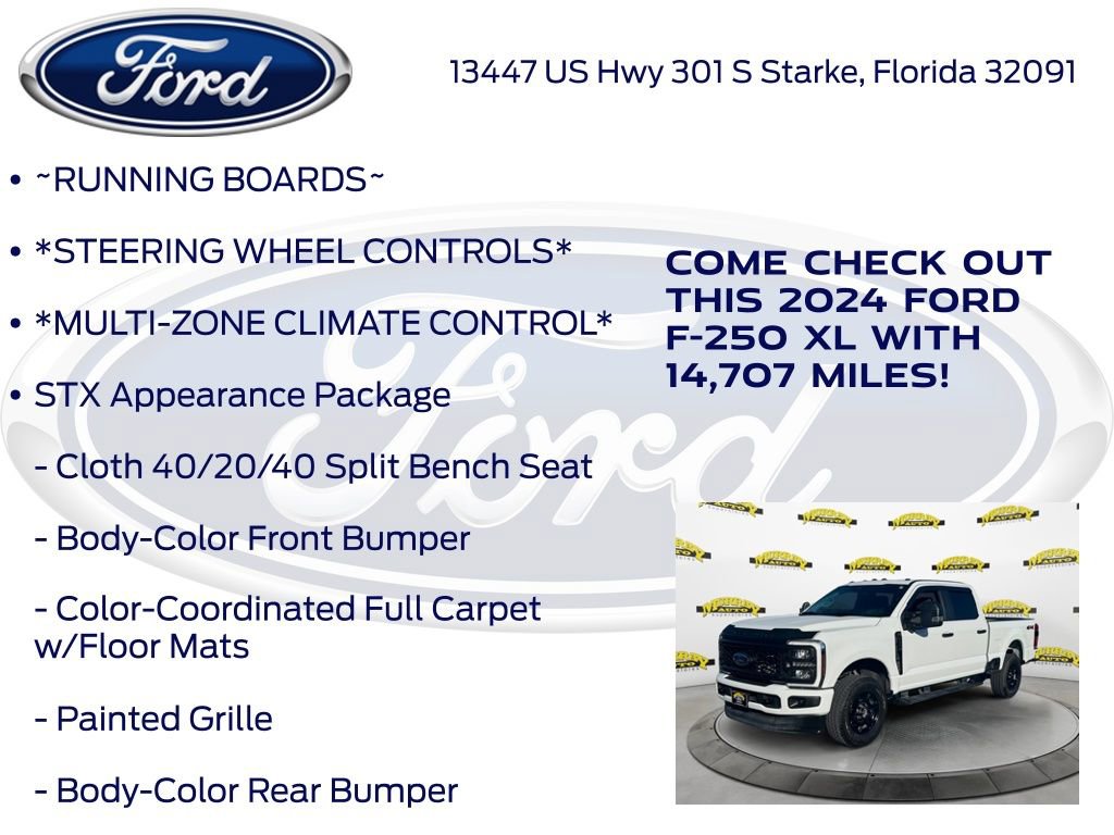Certified 2024 Ford F250 XL w/ STX Appearance Package AWD/4WD image 17