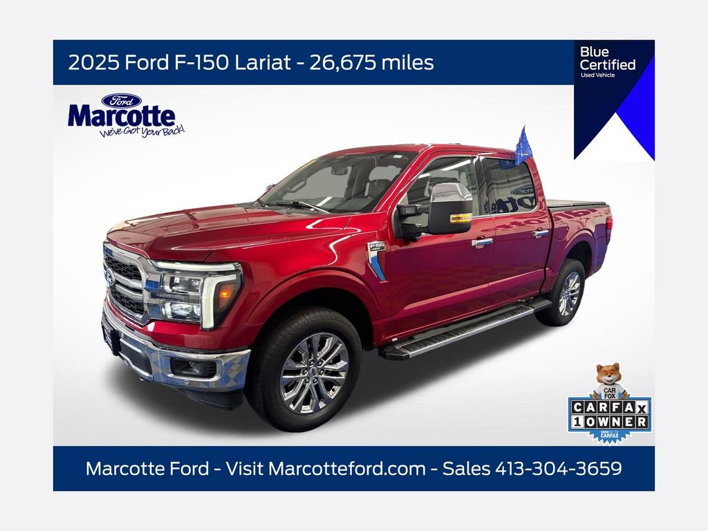 Certified 2025 Ford F150 Lariat w/ Equipment Group 501A Mid