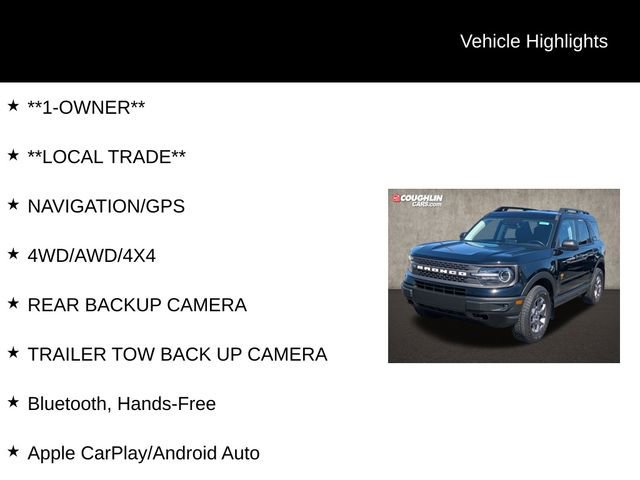 Certified 2024 Ford Bronco Sport Badlands AWD/4WD image 9