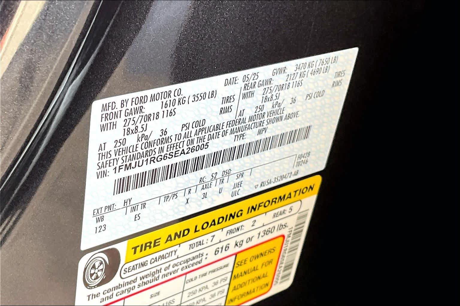 Certified 2025 Ford Expedition Tremor AWD/4WD image 34