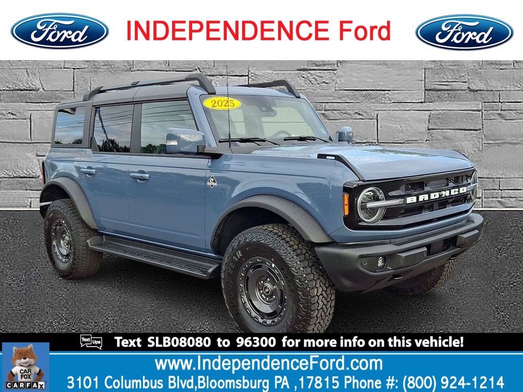 Certified 2025 Ford Bronco Outer Banks w/ Sasquatch Package