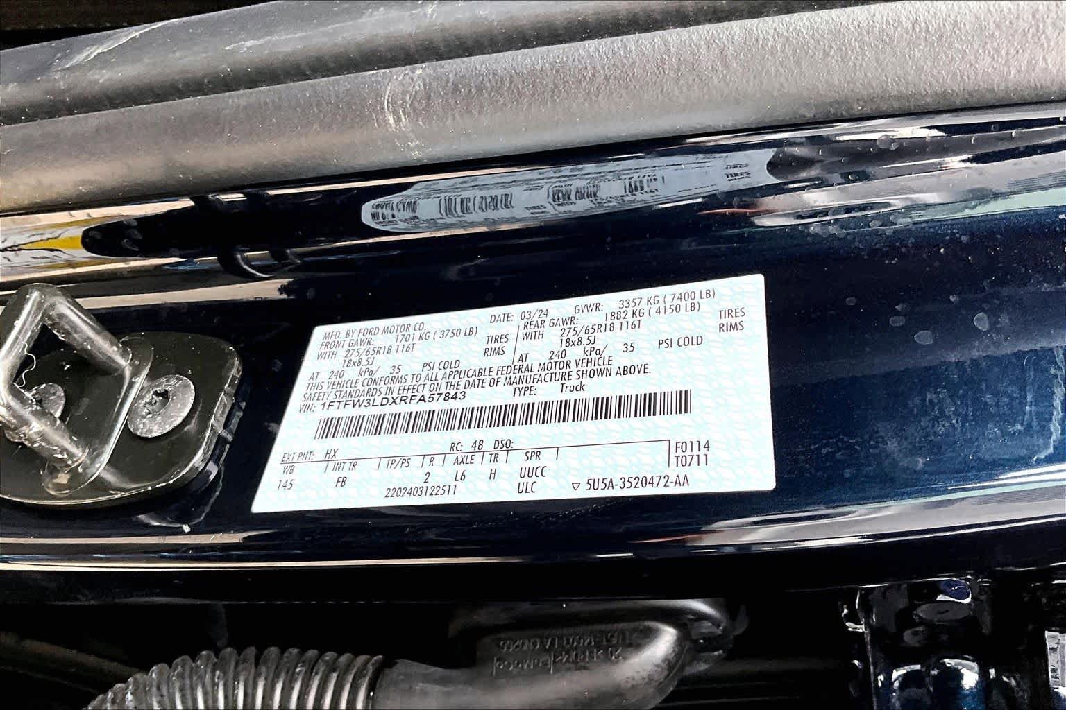 Certified 2024 Ford F150 XLT w/ Equipment Group 302A MID AWD/4WD image 34