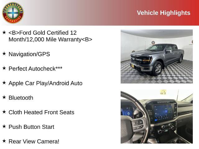Certified 2024 Ford F150 XLT w/ Equipment Group 302A MID AWD/4WD image 2