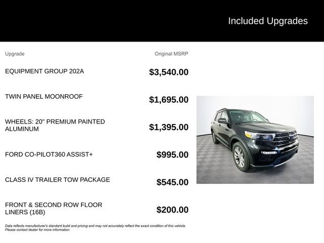 Certified 2023 Ford Explorer XLT w/ Equipment Group 202A AWD/4WD image 6