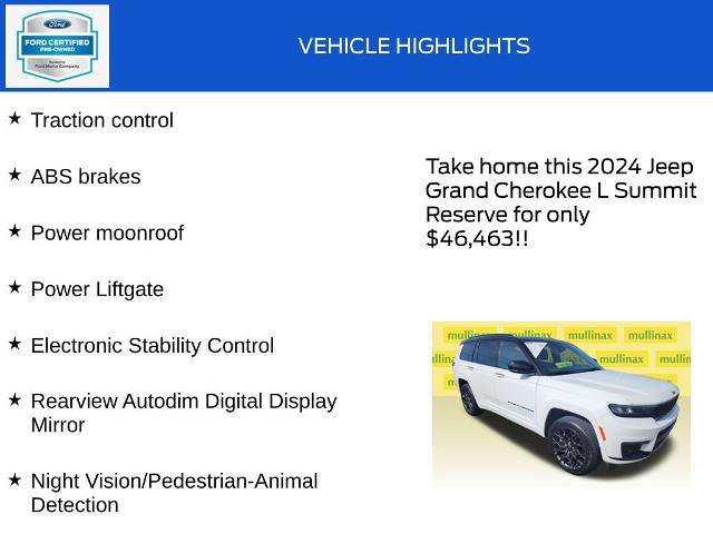 Used 2024 Jeep Grand Cherokee L Summit AWD/4WD image 19