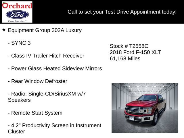 Certified 2018 Ford F150 XLT w/ Equipment Group 302A Luxury AWD/4WD image 7