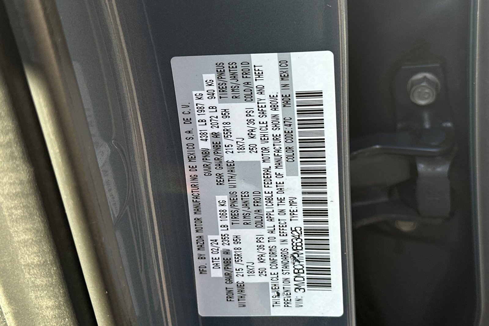 Used 2024 MAZDA CX-30 AWD 2.5 S w/ Preferred Package image 28