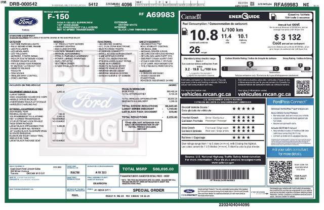 Certified 2024 Ford F150 Lariat w/ Equipment Group 502A High AWD/4WD image 35
