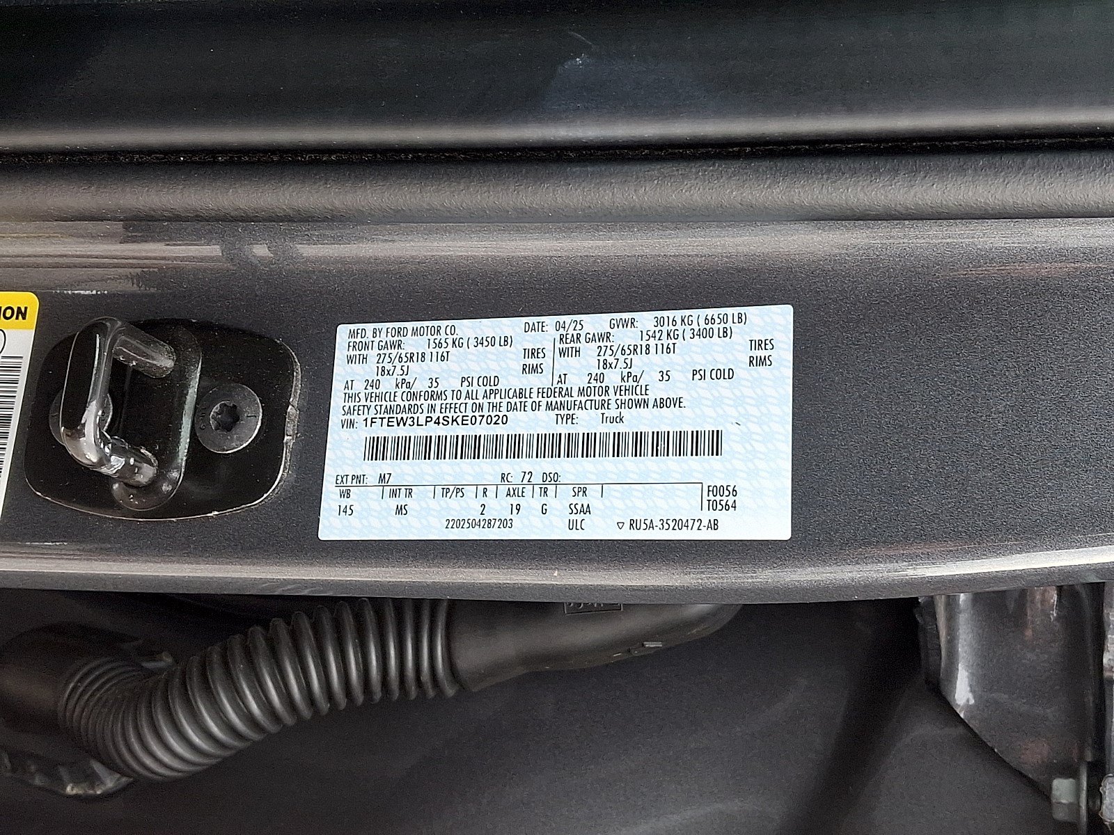 Certified 2025 Ford F150 XLT w/ Equipment Group 301A Standard AWD/4WD image 27