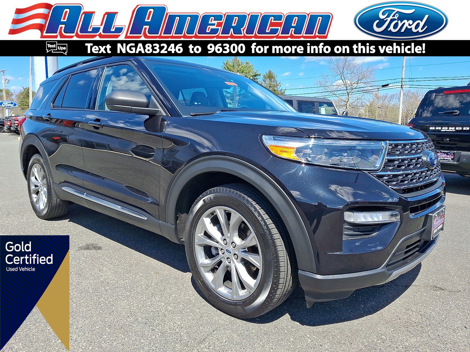 Certified 2022 Ford Explorer XLT w/ Equipment Group 202A AWD/4WD image 1
