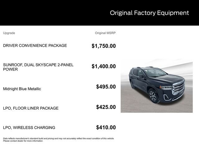 Used 2022 GMC Acadia SLE w/ Driver Convenience Package image 9