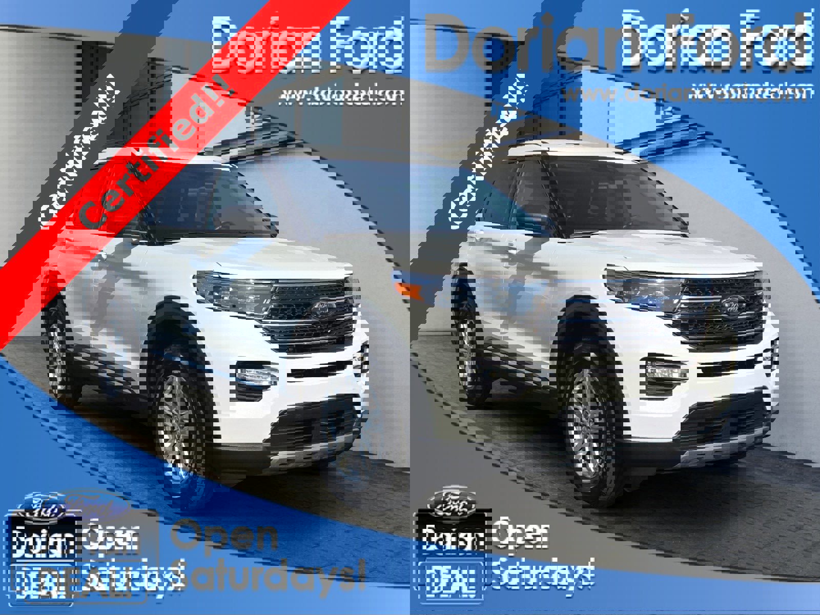 Certified 2022 Ford Explorer XLT w/ Equipment Group 202A image 7