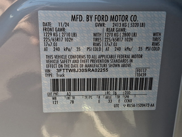 Certified 2025 Ford Maverick XLT w/ Equipment Group 301A AWD/4WD image 27
