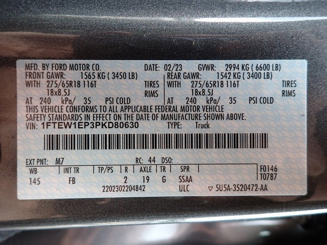 Certified 2023 Ford F150 XLT w/ Equipment Group 302A High AWD/4WD image 24