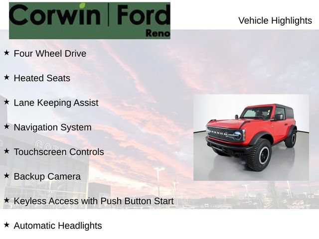Certified 2021 Ford Bronco Badlands w/ Sasquatch Package AWD/4WD image 7