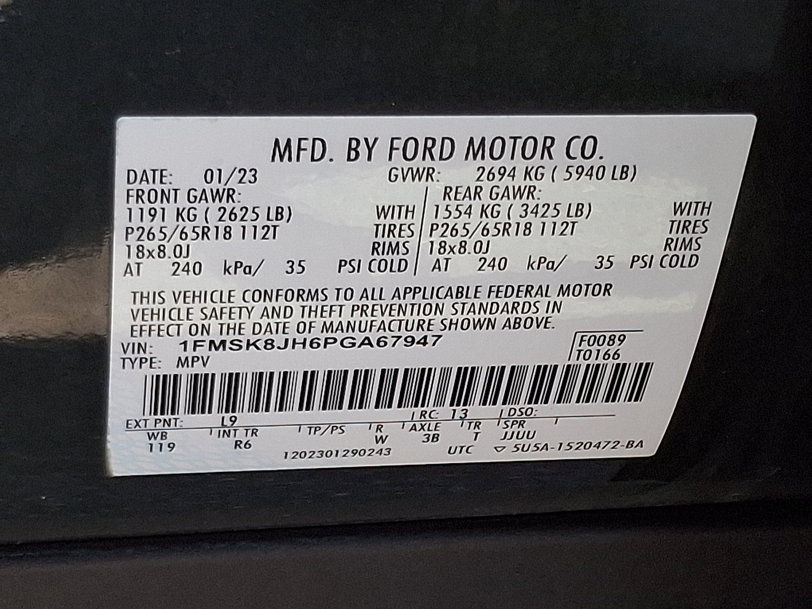Certified 2023 Ford Explorer Timberline w/ Timberline Technology Package AWD/4WD image 27