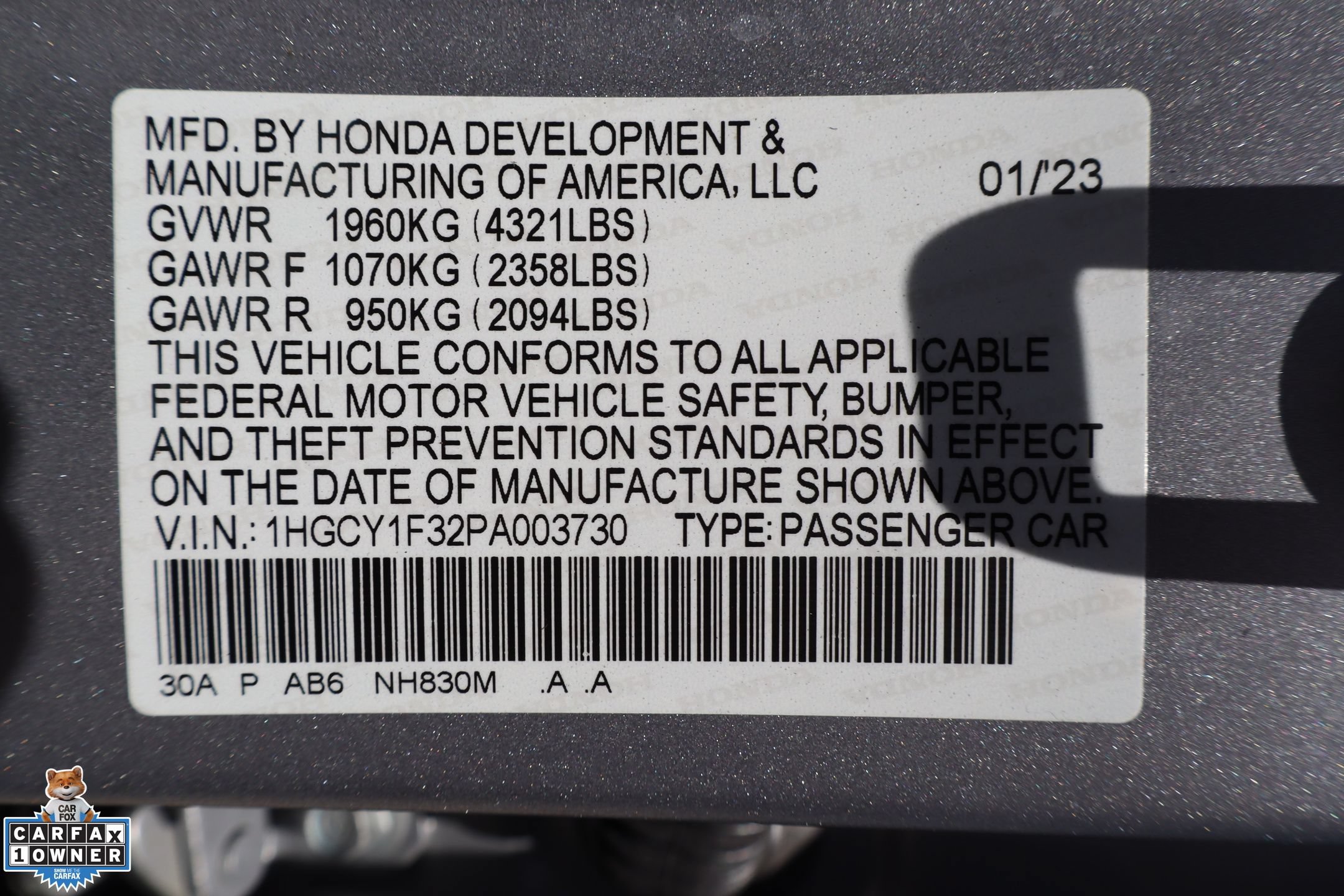 Used 2023 Honda Accord EX image 31