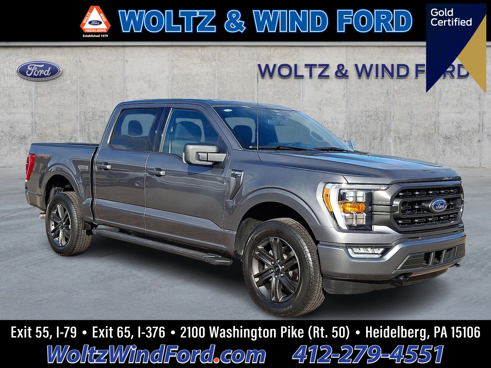 Certified 2023 Ford F150 XLT w/ Equipment Group 302A High image 1